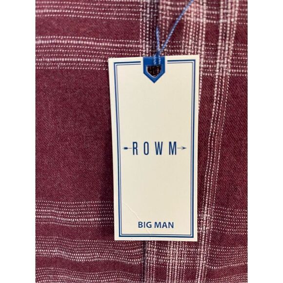 ❤️Mens Big Plaid Long Sleeve Button Down 3XB - Picture 2 of 5